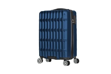 COVERI TROLLEY RIGIDO NORVEGIA BLU CON X4 RUOTE REMOVIBILI 38X23X56H CM 