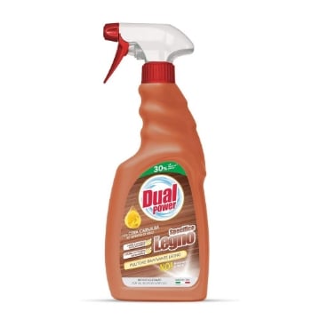 DUAL POWER SPRAY PULITORE RIAVVIVANTE LEGNO CON CERA CARNAUBA ED ESTRATTO DI MIELE - 500ML