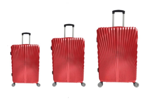 COVERI TROLLEY ABS CALCUTTA ROSSO 3PZ 56/66/76CM 