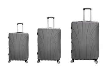 COVERI SET 3 TROLLEY LUGANO GRIGIO 56/66/76CM 