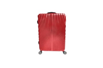 COVERI TROLLEY CALCUTTA ROSSO 4 RUOTE REMOVIBILI H56CM 