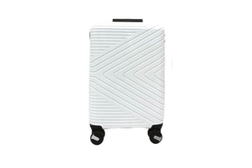 COVERI TROLLEY CARLOS RUOTE REM BIANCO 4 RUOTE REMOVIBILI 56CM