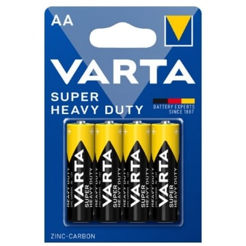 VARTA BATTERIA "AA" SUPER HEAVY DUTY 4PZ