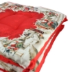 SET 2 CUSCINI NATALIZI DA SEDUTA DIMENSIONI 42X42 - COLORE ROSSO OKX
