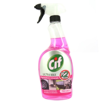 CIF SPRAY ULTRA MAX SGRASSATORE UNIVERSALE ROSA FAST X2 POWER 750ML 