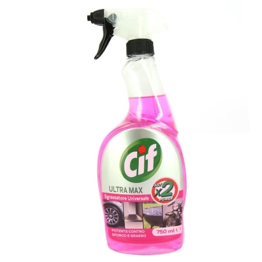 CIF SPRAY ULTRA MAX SGRASSATORE UNIVERSALE ROSA FAST X2 POWER 750ML 