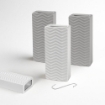UMIDIFICATORE PER TERMOSIFONE IN CERAMICA DIMENSIONE 8X4X20H CM - ASSORTITO 