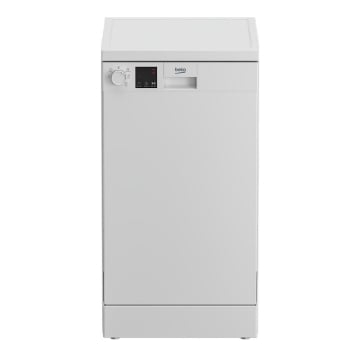 BEKO LAVASTOVIGLIE SLIM DVS05024W CAPACITÀ 10 CON 5 PROGRAMMI, CLASSE ENERGETICA A++ - COLORE BIANCO 