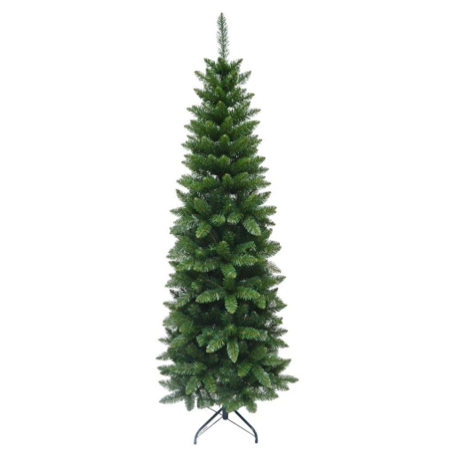 MAURY'S ALBERO DI NATALE EXTRA SLIM 150 CM VERDE CON 317 RAMI ARTICOLO USATO 