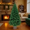 MAURY'S BASE SUPPORTO ALBERO DI NATALE EFFETTO TRONCO DIMENSIONI 22X22X23+5CM  MARRONE PER ALBERO 120/180 CM USATO 