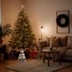 MAURY'S BASE SUPPORTO ALBERO DI NATALE CON CASETTA NEVATA CON LUCINE Ø 35X57H CM 