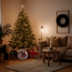 MAURY'S BASE SUPPORTO ALBERO DI NATALE CON PALLINA ROSSA E VERDE Ø 42X44H CM 