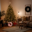 MAURY'S BASE SUPPORTO ALBERO DI NATALE CON PALLINA ROSSA E ORO Ø 42X44H CM
