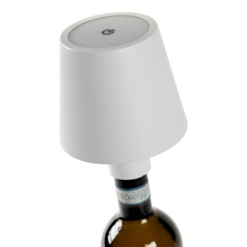 LAMPADA A LED RICARICABILE PER BOTTIGLIA COLORE BIANCO CON BATTERIA 800 MAH 1-2W 11X14 CM