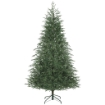 ALBERO DI NATALE ARTIFICIALE DA 210 CM E IGNIFUGO CON 2942 RAMI REALISTICI, BASE IN METALLO PIEGHEVOLE