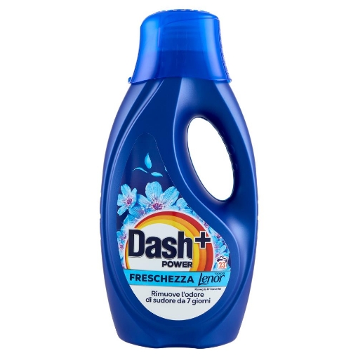DASH POWER FRESCHEZZA LENOR DETERSIVO LIQUIDO LAVATRICE RISVEGLIO PRIMAVERILE CON TAPPO DOSATORE 23 LAVAGGI 1035 ML