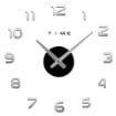 OROLOGIO ADESIVO DA PARETE EFFETTO SPECCHIO NUMERI DI 6CM DIAMETRO 50CM