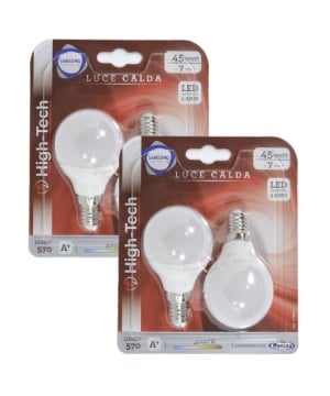 KIT SET 2 PZ HIGH-TECH SET 2 LAMPADINE LED SAMSUNG SFERA