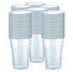 MAURY'S SET DA 300 BICCHIERI IN PLASTICA TRASPARENTE DA 200/250 CC 