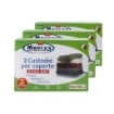 MAURY'S SET 3 BOX  CUSTODIE PER COPERTE CON ZIP CONFEZIONE DA 2 PZ 80 X110 CM 