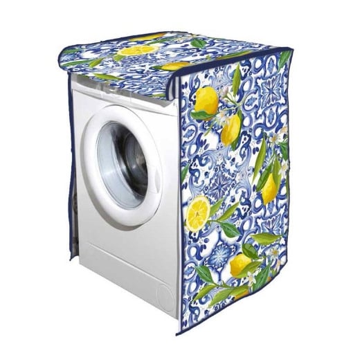 COPRILAVATRICE CON FANTASIA PANAREA 60X60X80 CM IN STILE SICILIANO
