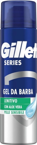 GILLETTE SERIES GEL DA BARBA LENITIVO CON ALOE VERA 200 ML