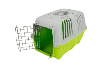 TRASPORTINO CANE GATTO DA VIAGGIO IN PLASTICA CON PRATICA MANIGLIA 48X31X33 CM