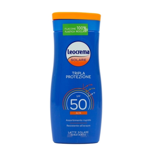 LEOCREMA SOLARE TRIPLA PROTEZIONE LATTE IDRATANTE SPF50 200 ML 