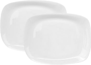 SET DA 2 PIATTO RETTANGOLARE PIANO LINEA PARMA GRANDE 24 X 34 CM