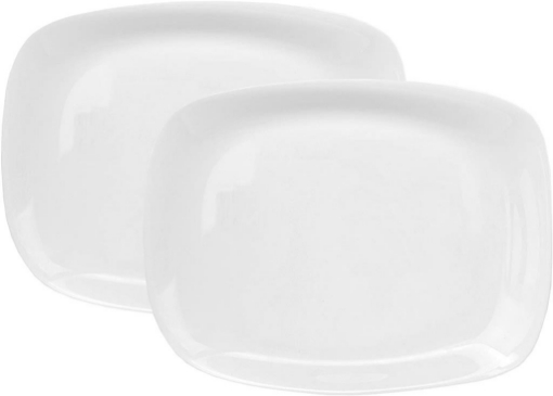 SET DA 2 PIATTO RETTANGOLARE PIANO LINEA PARMA GRANDE 24 X 34 CM