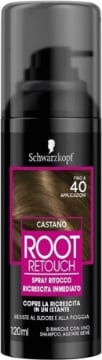 SCHWARZKOPF RITOCCO RICRESCITA SPRAY CASTANO 120 ML COPRE LA RICRESCITA IN UN ISTANTE