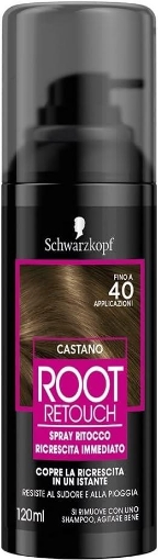 SCHWARZKOPF RITOCCO RICRESCITA SPRAY CASTANO 120 ML COPRE LA RICRESCITA IN UN ISTANTE
