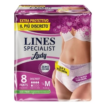 LINES SPECIALIST PANTS DISCREET TAGLIA M 8 PEZZI 