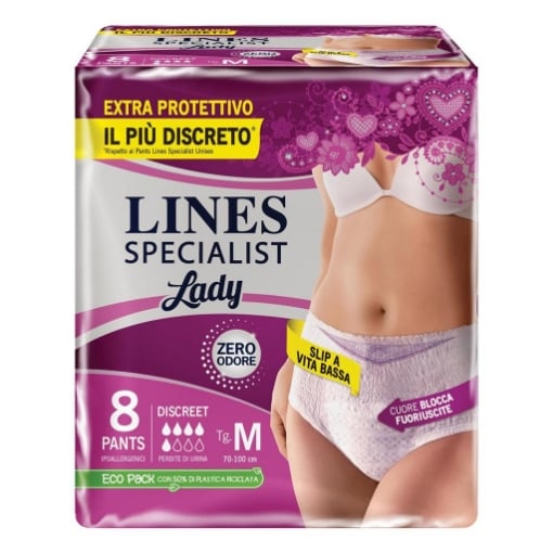 LINES SPECIALIST PANTS DISCREET TAGLIA M 8 PEZZI 