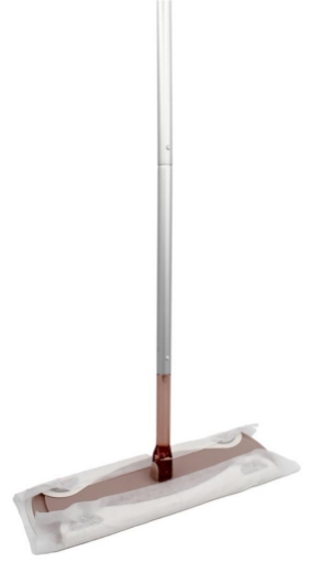 SCOPA MOP MAGICO CATTURA POLVERE 36X12 CM CON 10 PANNI INCLUSI