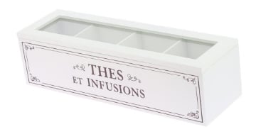 SCATOLA PER TÈ IN FORMATO 33X10X9 CM RETTANGOLARE