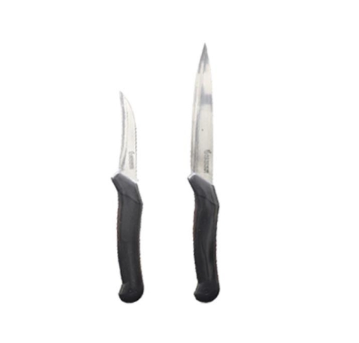MAURY'S  SET 2 SPELUCCHINI LAMA DRITTA E CURVA IN ACCIAIO INOX 