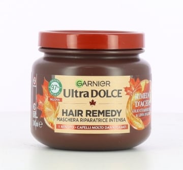 GARNIER ULTRA DOLCE MASCHERA RIPARATRICE INTENSA PER CAPELLI MOLTO DANNEGGIATI RIMEDIO D'ACERO 340 ML