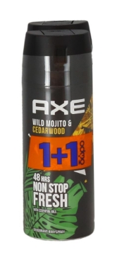 AXE DEO SPRAY BIPACCO 150ML WILD MOJITO&CEDAR 48H NON STOP DI FRESCHEZZA
