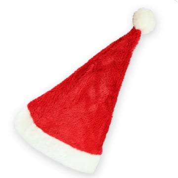 MAURY'S CAPPELLO BABBO NATALE FINITURA PELUCHE DIAMETRO 27 CM 36H CM