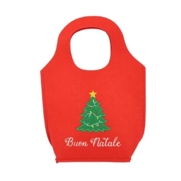MA MAISON BORSA ROUND IN FELTRO CM.35X26