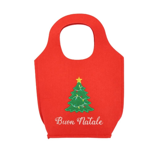 MA MAISON BORSA ROUND IN FELTRO CM.35X26