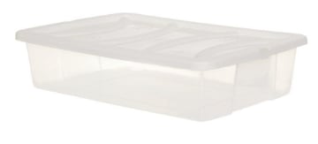 BOX SCATOLA SOTTO LETTO IN PLASTICA CON COPERCHIO 60X41XH14CM