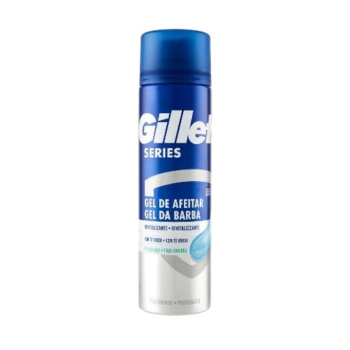 GILETTE SERIES DEL DA BARBA RIVITALIZZANTE CON TÈ VERDE PER PELLI SENSIBILI 200ML