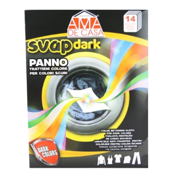 PANNO PER LAVAGGIO TRATTIENI COLORI SVAPDARK CAPI SCURI 14PZ 