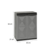 MA MAISON ARMADIO BASIC LINE CON 1 RIPIANO REGOLABILE - DARK GREY DIMENSIONE 65X37X83H CM