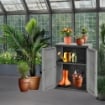 MA MAISON ARMADIO BASIC LINE CON 1 RIPIANO REGOLABILE - DARK GREY DIMENSIONE 65X37X83H CM