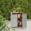 MA MAISON ARMADIO BASIC LINE CON 1 RIPIANO REGOLABILE - DARK GREY DIMENSIONE 65X37X83H CM