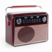 CONTENITORE DI LATTA MULTIUSO "RADIO VINTAGE" 18,7X10X25H CM