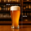 SET 2 BICCHIERI DA BIRRA E COCTAIL DIAMETRO 6,5 X 16,5 CM 330CC 
